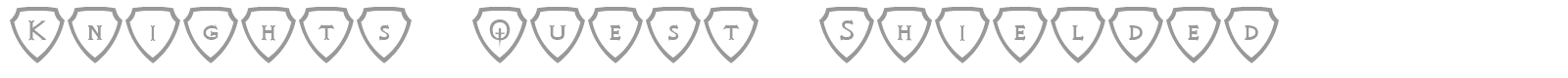Knights Quest font preview